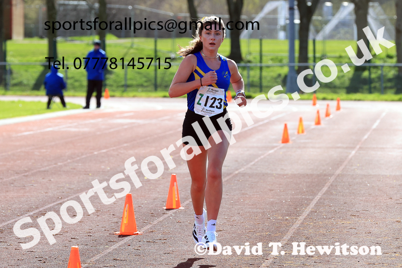 Senior Womens 6 Stage Road Relay, 2026 Northern Mens 12 and Womens 6 Stage Road Relays and Young Athletes 5k, Sheepmount Stadium, Carlisle. Photo: David T. Hewitson/Sports for All Pics